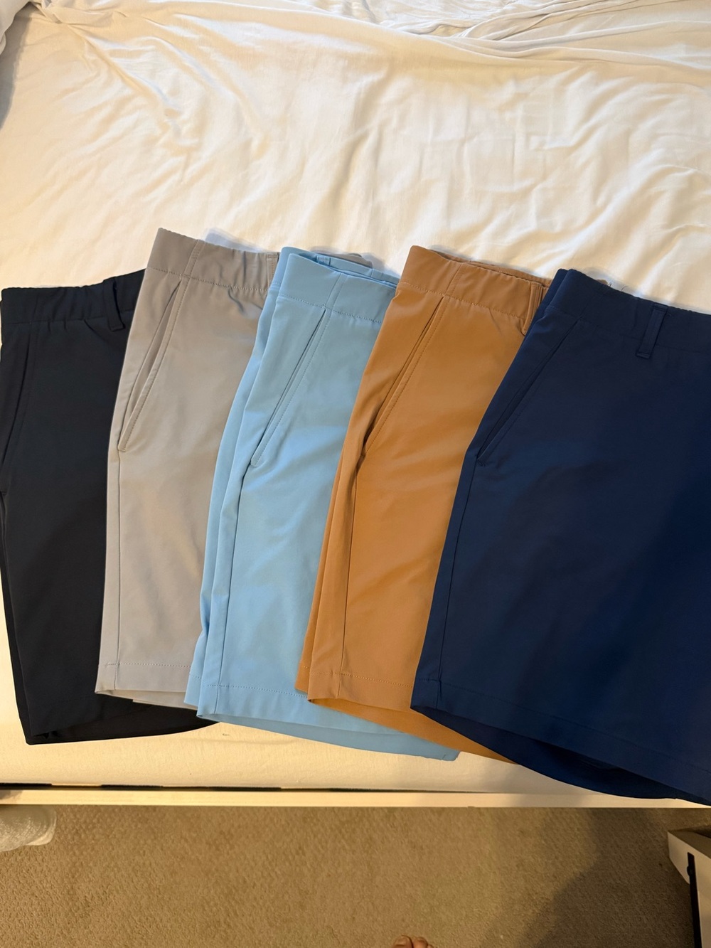 Under Armour Men’s ISO Chill Shorts - Black, Light Gray, Light Blue, Tan, Navy